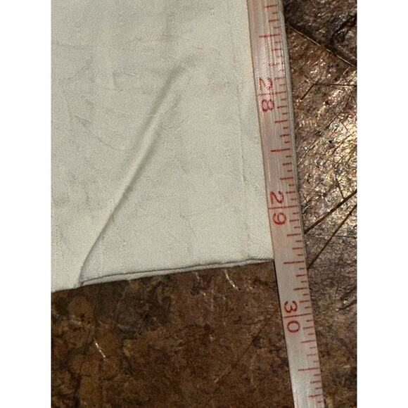 Ann Taylor LOFT Women’s Ivory Floral Print Pants 100% Cotton Size 2 - Picture 8 of 10